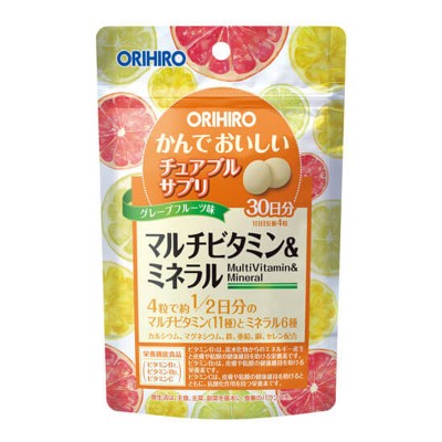ORIHIRO 細粒複合維生素&礦物質 120粒